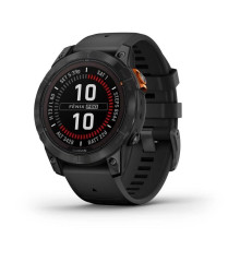 Смарт-часы Garmin Fenix 7 Pro - Solar Edition - сланцево-серые с черным ремешком