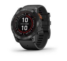 Garmin Fenix ​​7X Pro Solar Edition Smartwatch in Slate Gray with Black Band