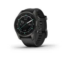 Смарт-годинник Garmin Epix Pro (Gen 2) - Sapphire Edition 42 mm - темно-сірий титан DLC Carbon з чорним ремінцем