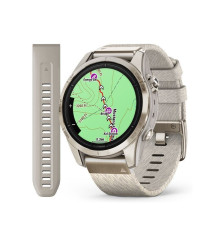 Garmin Epix Pro (Gen 2) - Sapphire Edition 42mm - Soft Gold with Nylon Strap