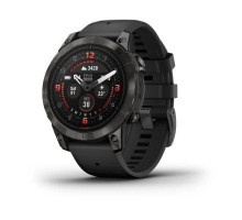 Смарт-годинник Garmin Epix Pro (Gen 2) - Sapphire Edition 47 mm - темно-сірий титан DLC Carbon з чорним ремінцем