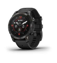 Смарт-часы Garmin Epix Pro (Gen 2) - Sapphire Edition 47 mm - темно-серый титан DLC Carbon с черным ремешком
