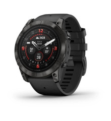 Garmin Epix Pro (Gen 2) - Sapphire Edition 51mm Smartwatch - Titanium Gray DLC Carbon with Black Strap