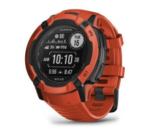 Garmin Instinct 2X Solar Smartwatch in Flame Red