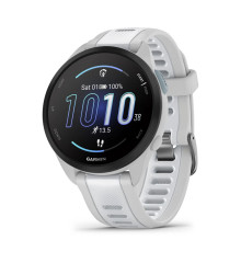 Garmin Forerunner 165 Music Smartwatch, Misty Gray/Stone White Silicone Band