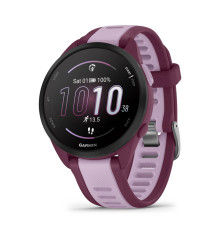Garmin Forerunner 165 Music Smartwatch, Berry-Purple Silicone Strap