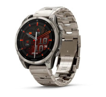 Garmin Fenix ​​8 Smartwatch – 47mm, AMOLED Sapphire, Titanium with Titanium Band