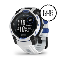 Смарт-годинник Garmin Instinct 3 (45 мм) Solar, колір білий камінь з ремінцем Whitestone/Bolt Blue