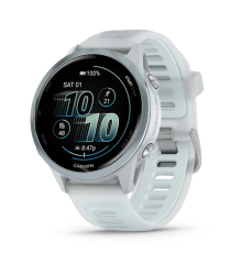 Garmin Forerunner 570 Smartwatch (42mm), Sky Blue Aluminum Bezel with White and Blue Strap