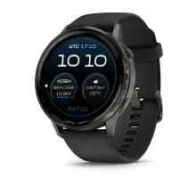 Garmin D2 Air X15 Smartwatch in Slate with Black Silicone Strap