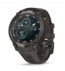 Смарт-часы Garmin Instinct Crossover AMOLED цвета древесного угля