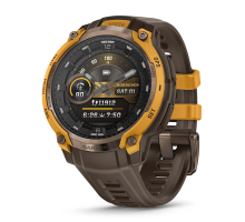Garmin Instinct Crossover AMOLED Smartwatch in Bronze/Sunbeam