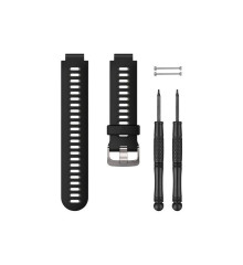 Ремінець Garmin для годинника Forerunner 735XT/230/235/630 чорний/сірий, 22 мм