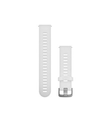 Garmin Strap for Venu Sq/Forerunner 245/645/Vivoactive 3/Vivomove (20mm) Silicone White