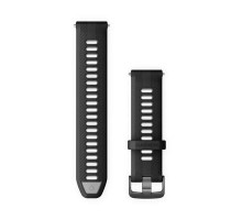 Змінний ремінець для годинника Garmin Forerunner 965 (22 мм), чорний/сірий