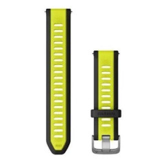 Ремінець Garmin 20 мм яскраво жовтий/чорний для годинника Forerunnere, Venu та інших