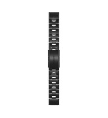 Ремінець Garmin QuickFit 22 для fenix 5/5 Plus, Approach S60, Instinct, MARQ, Forerunner 935/945/745 та інших, титановий темно-сірий DLC