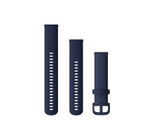Garmin Silicone Strap for Venu Sq/Forerunner 245/645/Vivoactive 3/Vivomove (20mm), Dark Blue
