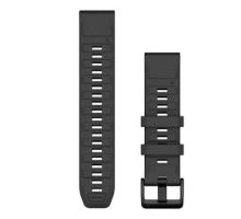 Garmin QuickFit 22 Graphite Watch Strap for Fenix ​​7, Instinct 2, Forerunner 965, and MARQ