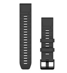Garmin QuickFit 22 Graphite Watch Strap for Fenix ​​7, Instinct 2, Forerunner 965, and MARQ