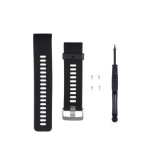 Сменный ремешок Garmin силиконовый для часов Forerunner 35, черный