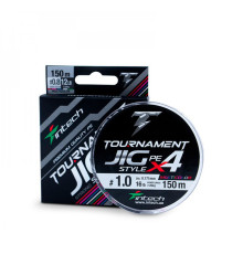 Шнур Intech Tournament Jig Style PE X4 Multicolor 150m #2.5/0.260mm 40lb/18.40kg