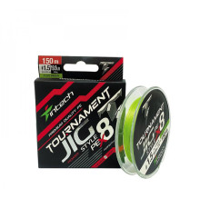 Шнур Intech Tournament Jig Style PE X8 Fluo Green 150m #2.5/0.260mm 35.2lb/16.00kg