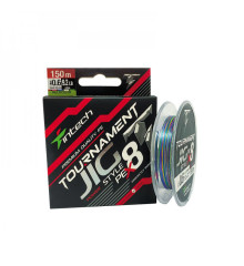 Шнур Intech Tournament Jig Style PE X8 Multicolor 150m #2.5/0.260mm 35.2lb/16.00kg
