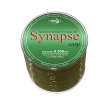 Леска Katran Synapse Carp 1000m (olive green) 0.286mm 12.85lb/5.83kg