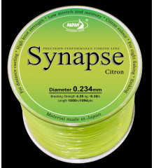 Леска Katran Synapse Citron 1000m (лимон.) 0.331mm 16.55lb/7.5kg
