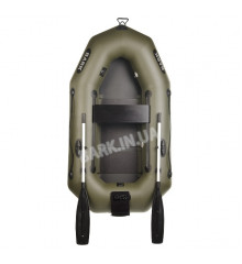 B-210CN Bark single-seat inflatable boat with outboard transom, rowing