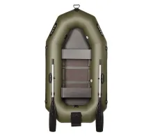 B-230CN Bark double inflatable boat with outboard transom, rowing