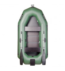 B-250CN Bark inflatable boat, two-seater with outboard transom, rowing