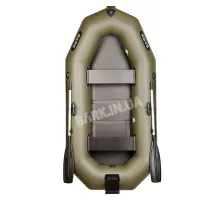 B-260N Bark inflatable boat, two-seater with outboard transom, rowing