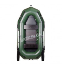 B-270P Bark double inflatable boat with fenders, rowing
