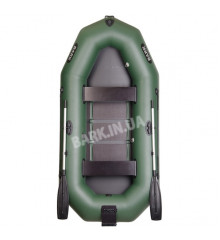 B-280N Inflatable boat Bark three-seater with outboard transom, rowing