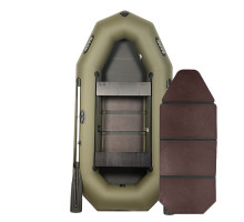 Inflatable boat PVC Bark B-280D rowing, three-seater with slan-book