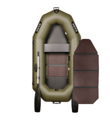 Inflatable boat PVC Bark B-220 rowing, single with slan-book