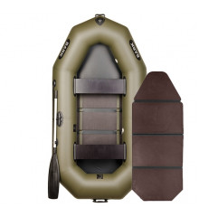 Inflatable boat PVC Bark B-240 rowing, double with slan-book