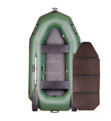 Inflatable boat PVC Bark B-250 rowing, double with slan-book