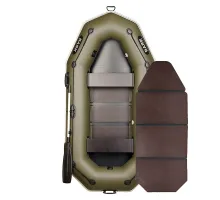 Inflatable boat PVC Bark B-260 rowing, double with slan-book
