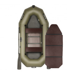 Inflatable boat PVC Bark B-260D rowing, double with slan-book