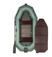 Inflatable boat PVC Bark B-260ND rowing, double with slan-book