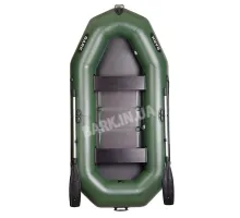 Inflatable boat PVC Bark B-280 rowing, three-seater with slan-book