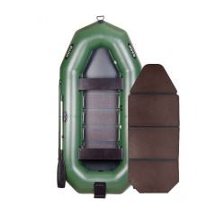 Inflatable boat PVC Bark B-300N rowing, three-seater with a slan-book