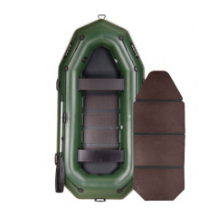 Inflatable boat PVC Bark B-300P rowing, three-seater with slan-book