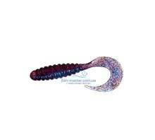Silicone Manns Twister 037 M-037 EG lilac with blue glitter 20pcs / pack