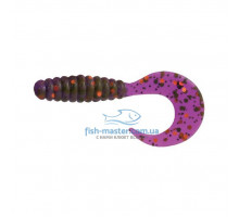 Силикон Manns Twister 037 M-037 EV ультра-фиолетовый хамелеон с блесткой 55мм 20шт/уп