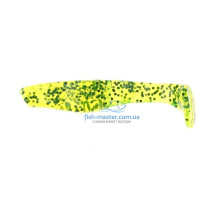 Silicone Manns Predator 2,5 М-056 CHP light green transparent with black dot 70mm 20pcs / pack