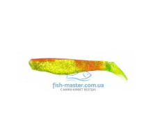 Silicone Manns Predator 3 M-066 BR MFCH red back, light green transparent with glitter 80mm